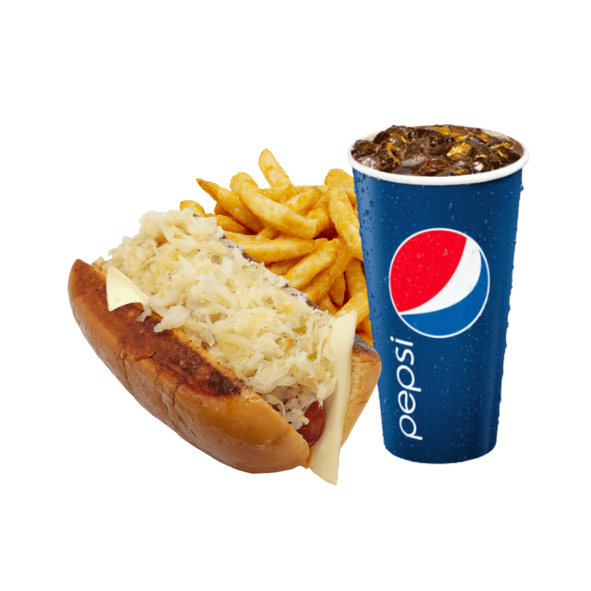 #3 Reuben Dog Combo